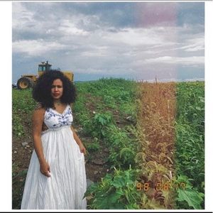 Lulus Something to Sprout About Ivory White Backless Embroidered Maxi Dress